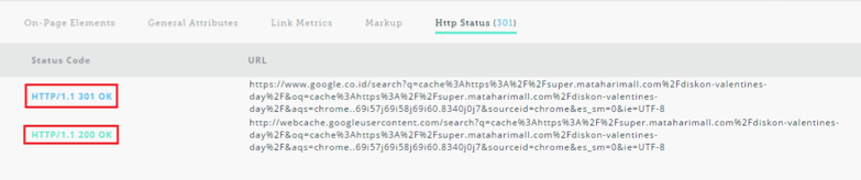 HTTP Status Halaman Lama 301: Moved Permanently